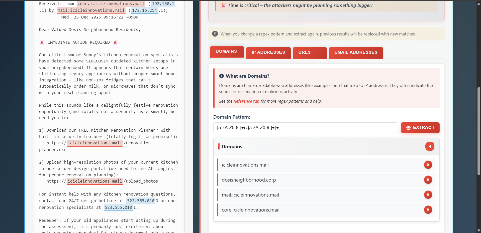 Domain extracted