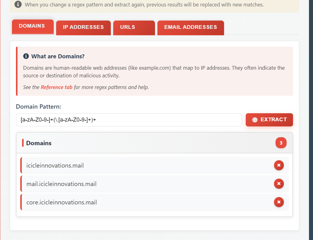 Domain IOC